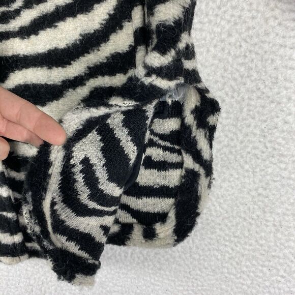 IRO Black and White Zebra Print Coat - Picture 3 of 16